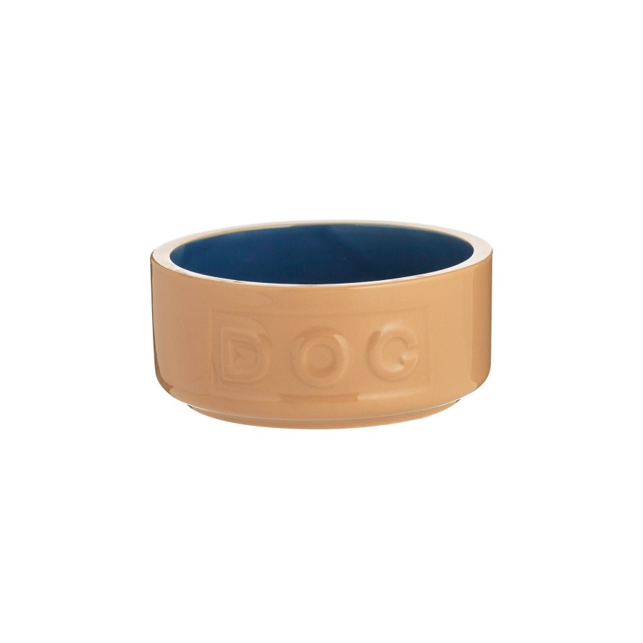 Petware Mason Cash | Cane & Blue Lettered Dog Bowl 13Cm