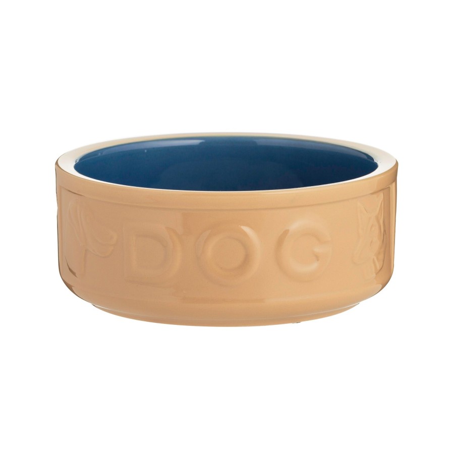 Petware Mason Cash | Cane & Blue Lettered Dog Bowl 18Cm