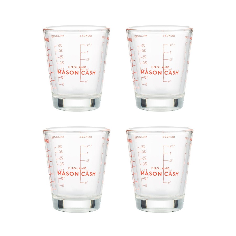 Food Preparation & Accessories Mason Cash | Classic Collection Pk4 Mini Measuring Glasses