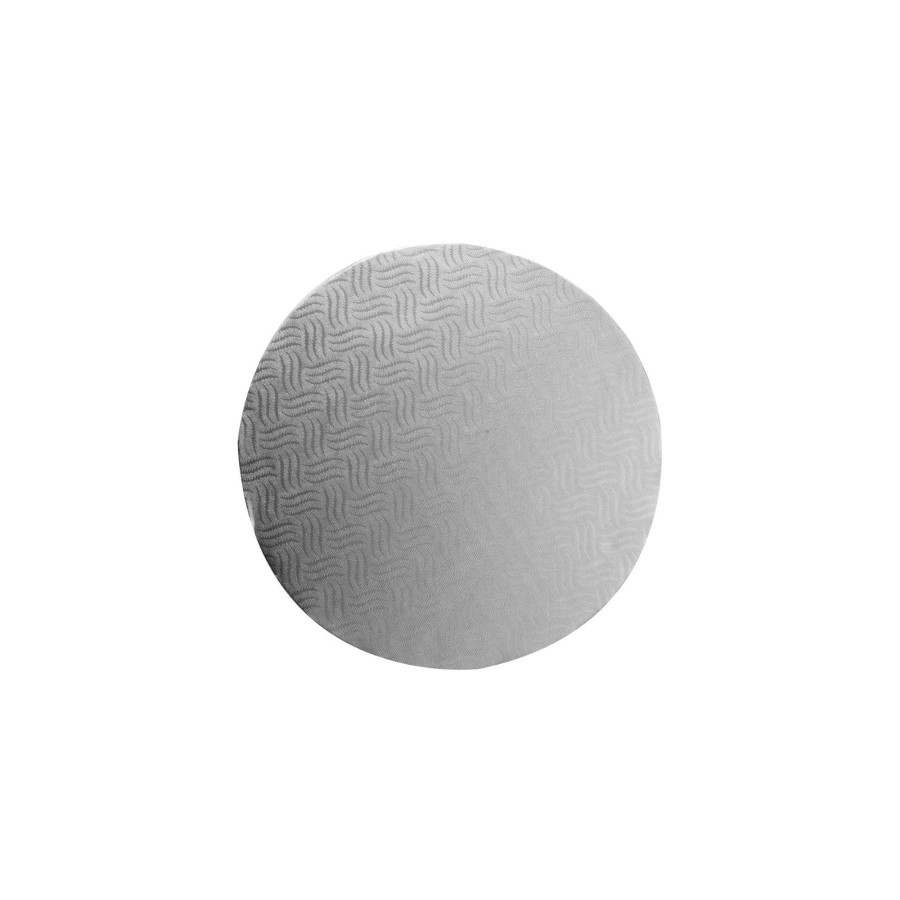 Cake Decorating Mason Cash | 10" (25.5Cm) X 12Mm Round Silver Cake Drum