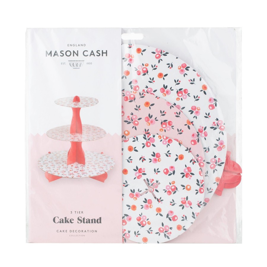 Cake Decorating Mason Cash | Blossom 3 Tier Cupcake Stand