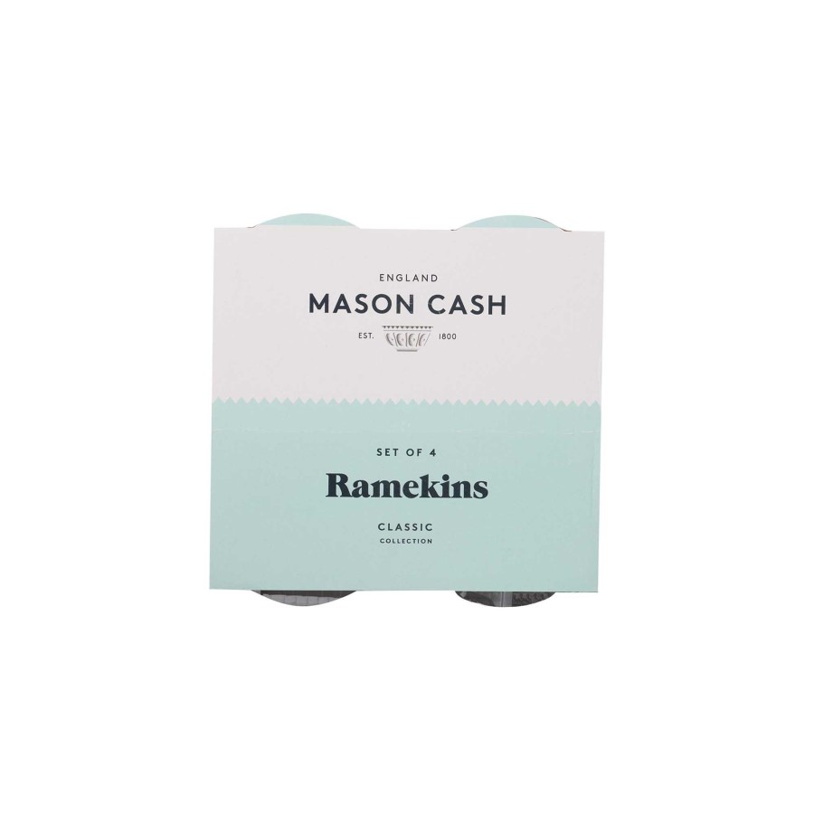 Oven & Bakeware Mason Cash | Classic Collection Set Of 4 Ramekins 9Cm