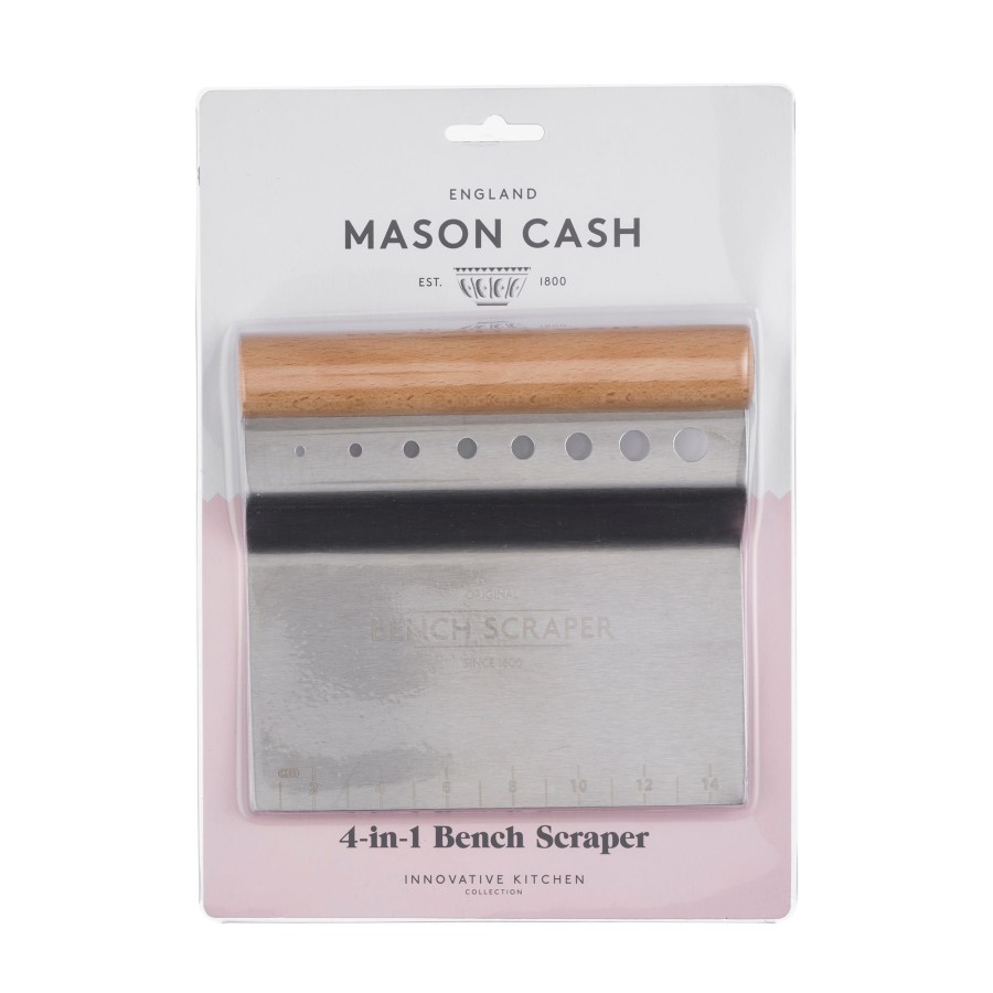 Food Preparation & Accessories Mason Cash | Innovative Kitchen 4-In-1 Bench Scraper