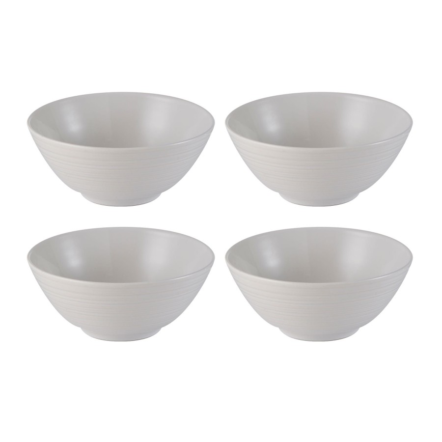 Dinnerware Mason Cash | William Mason Set 4 White Soup/Cereal Bowls