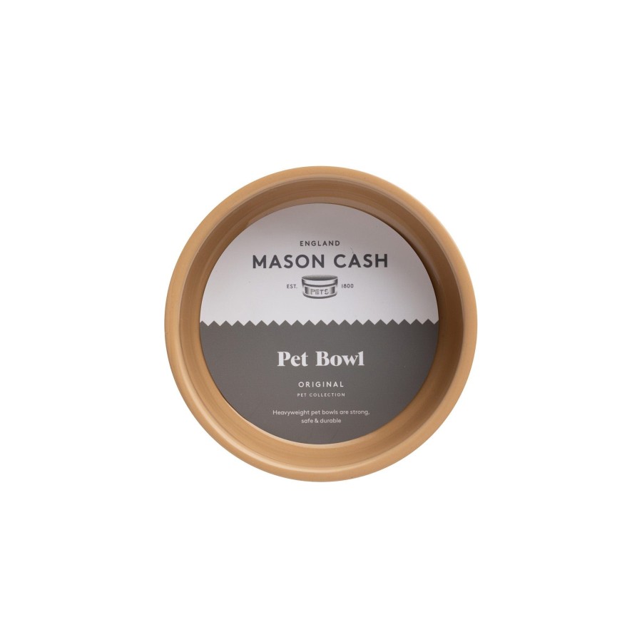 Petware Mason Cash | Cane Lettered Cat Bowl 13Cm