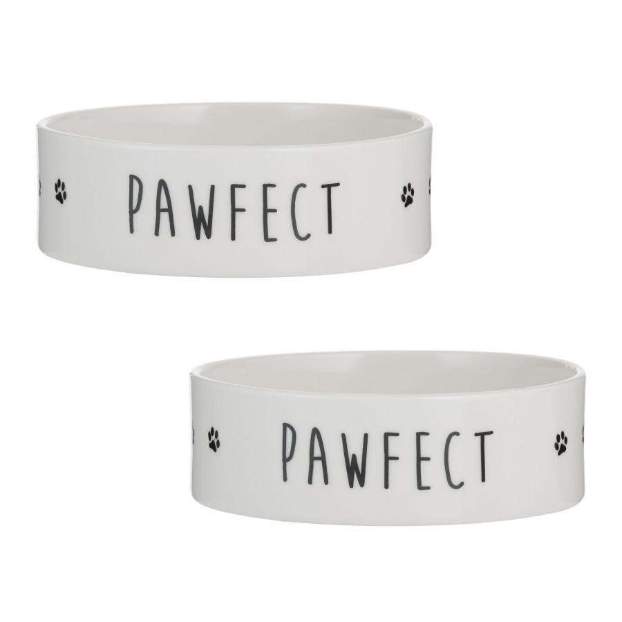 Petware Mason Cash | Pawfect Set Of 2 Dog Bowls 15X5Cm