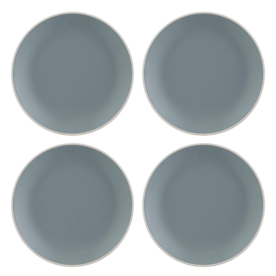 Dinnerware Mason Cash | Classic Collection Set 4 Grey Dinner Plates