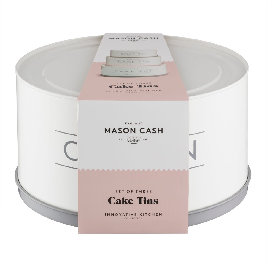 Cake Decorating Mason Cash | Innovative Kitchen Set Of 3 Cake Tins