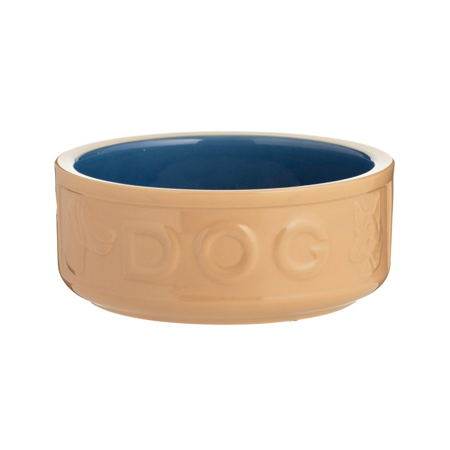 Petware Mason Cash | Cane & Blue Lettered Dog Bowl 18Cm