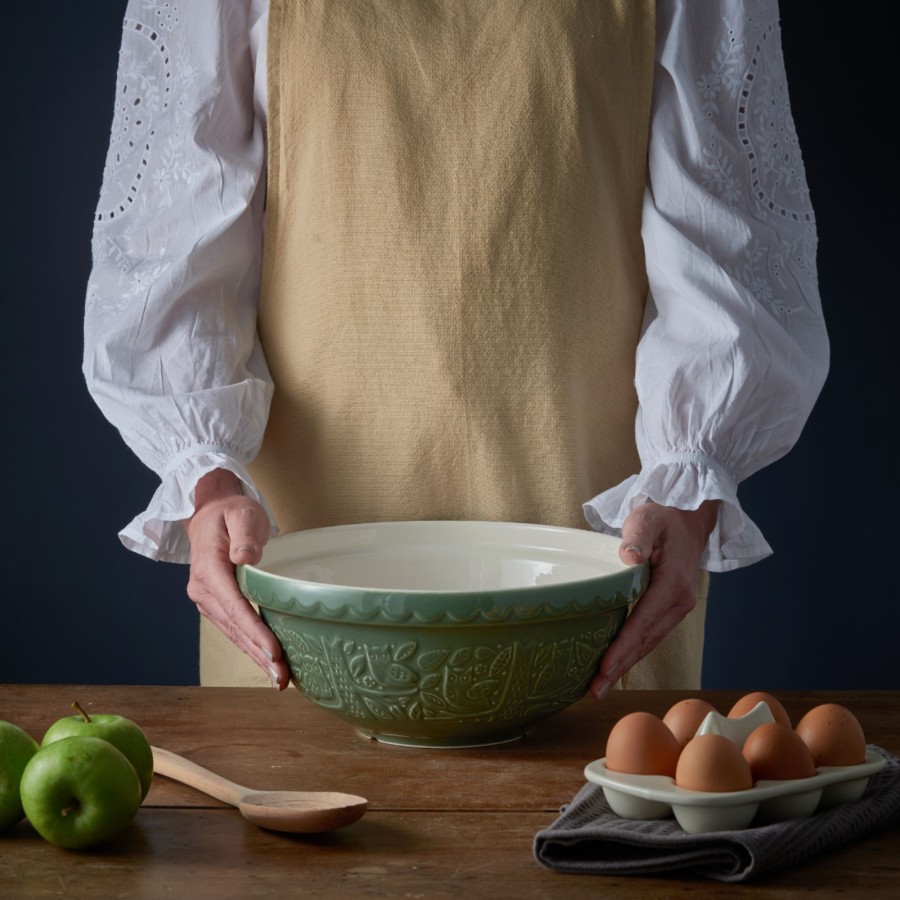 Mixing Bowls Mason Cash | In The Forest S18 Owl Green Mixing Bowl 26Cm