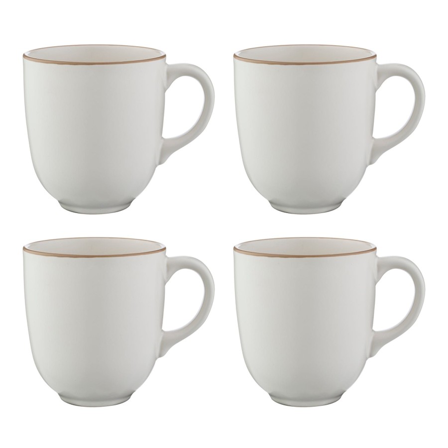 Dinnerware Mason Cash | Classic Collection Set Of 4 Cream Mugs 400Ml