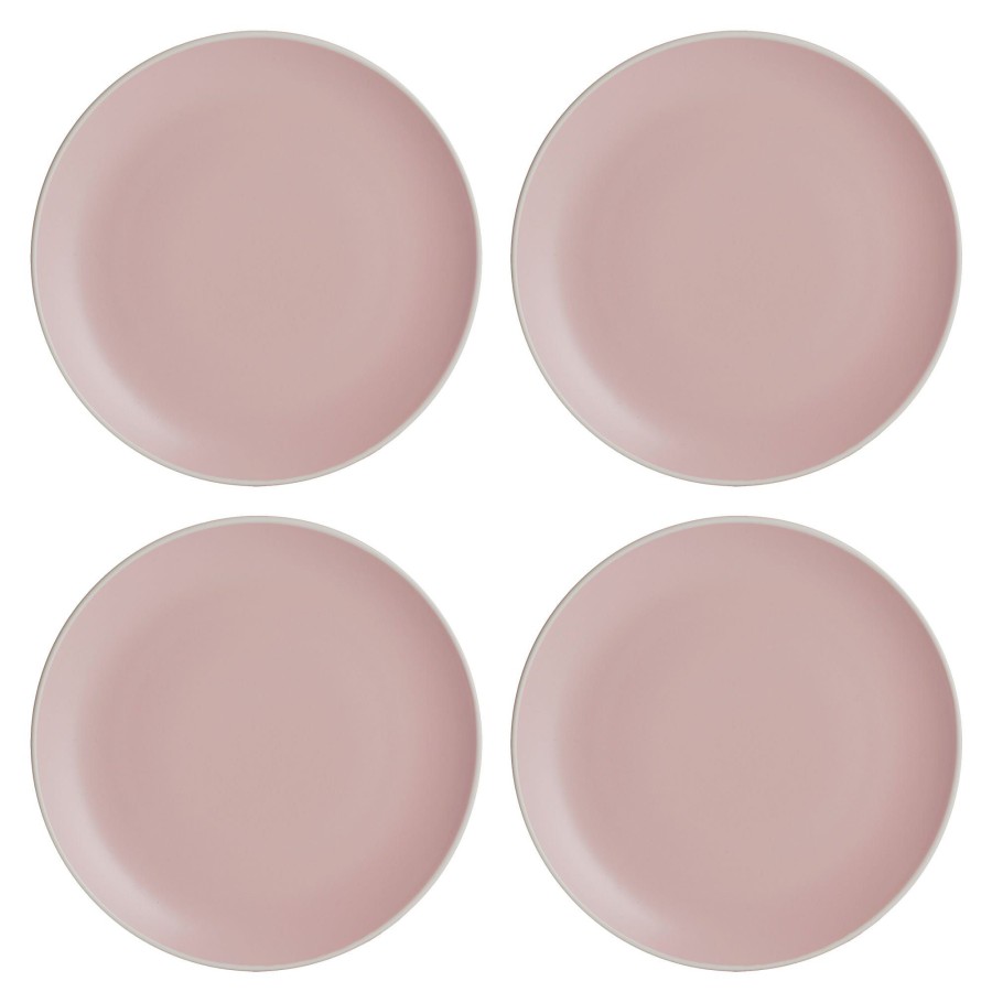 Dinnerware Mason Cash | Classic Collection Set 4 Pink Dinner Plates