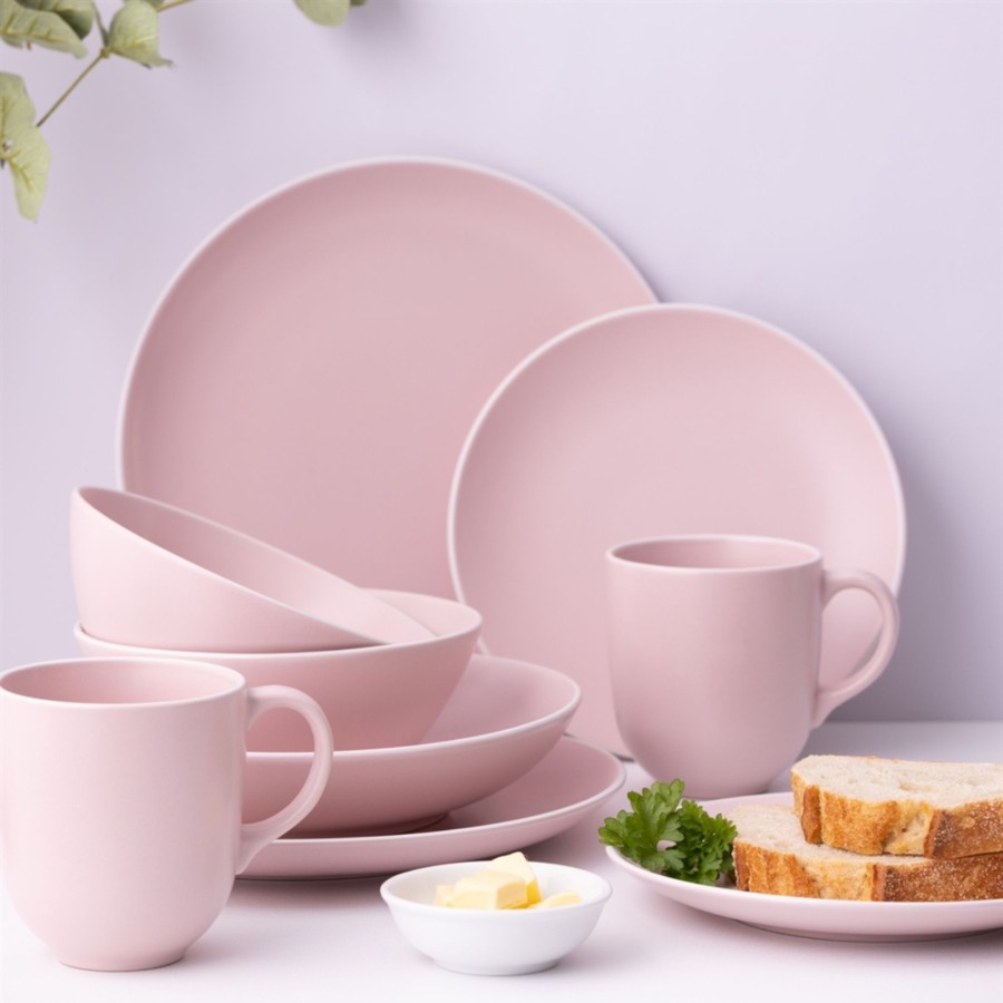 Dinnerware Mason Cash | Classic Collection Set 4 Pink Dinner Plates