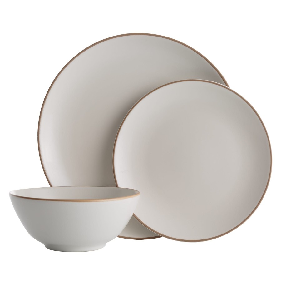 Dinnerware Mason Cash | Classic Collection Cream 12 Piece Dinner Set