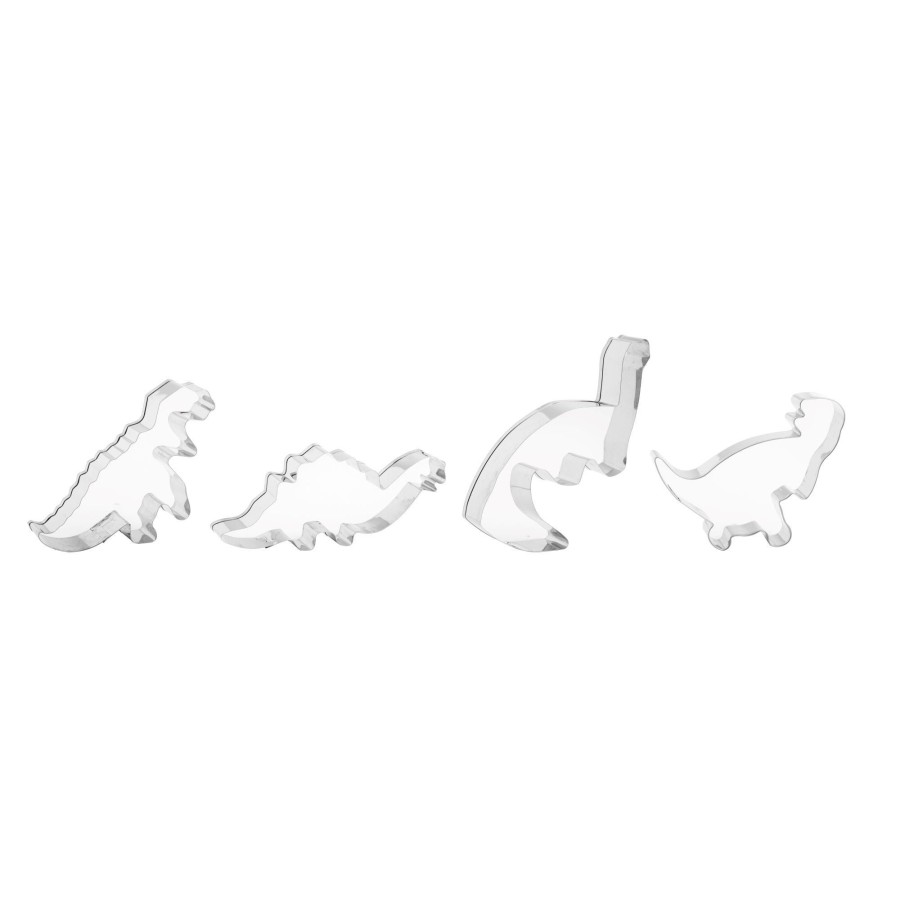 Cake Decorating Mason Cash | Set Of 4 Dinosaur Cookie Cutters