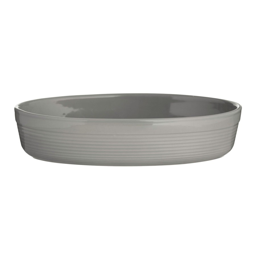 Oven & Bakeware Mason Cash | William Mason 28Cm Grey Oval Dish