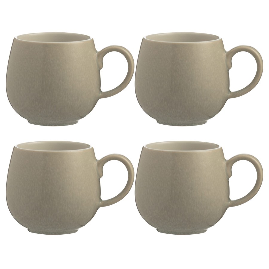 Dinnerware Mason Cash | Reactive Set Of 4 Stone Mugs 350Ml