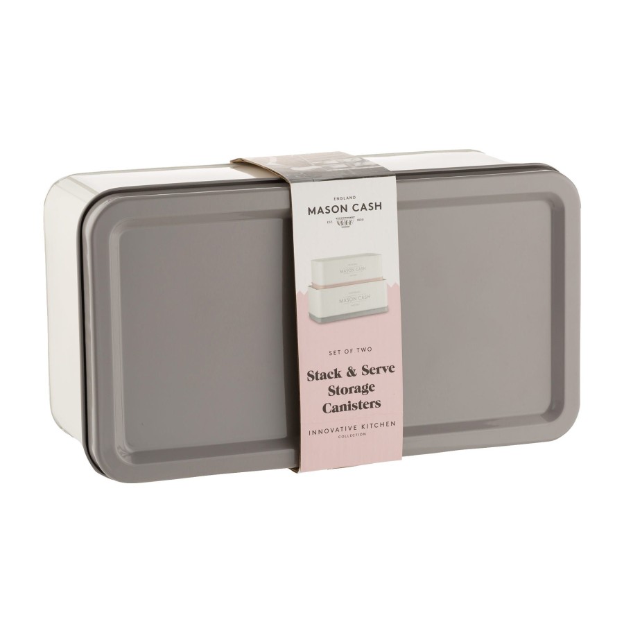 Food Preparation & Accessories Mason Cash | Innovative Kitchen Set Of 2 Rectangular Tins