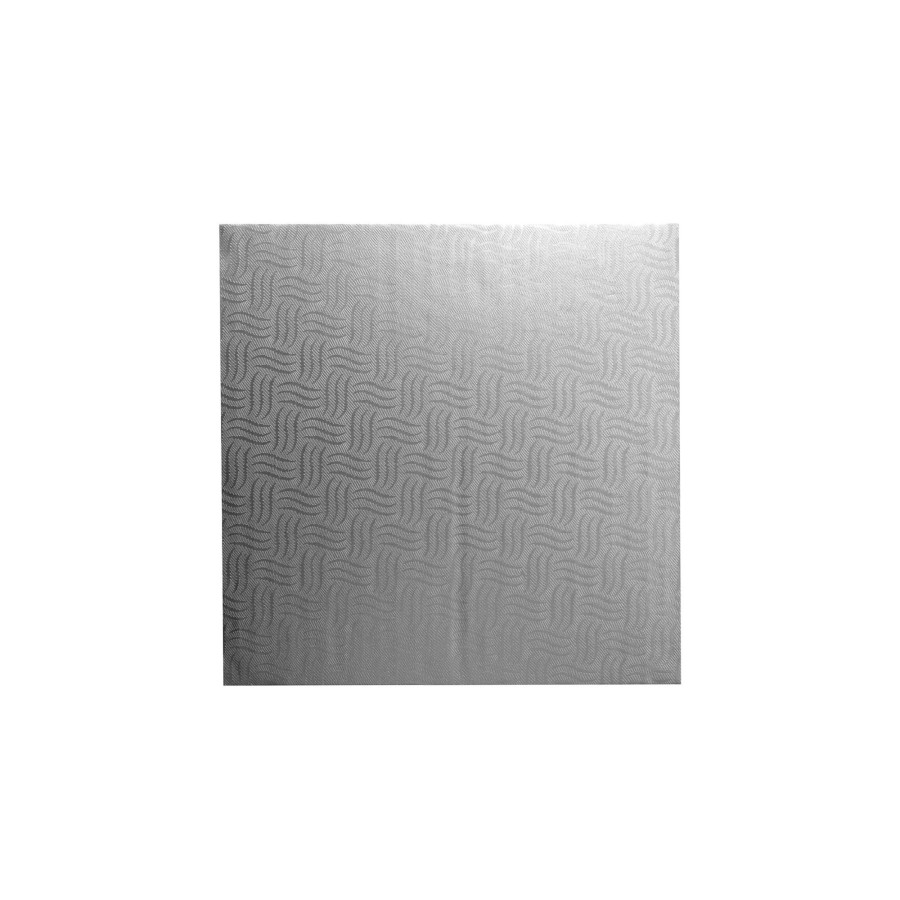 Cake Decorating Mason Cash | 12" (30Cm) X 12Mm Square Silver Cake Drum