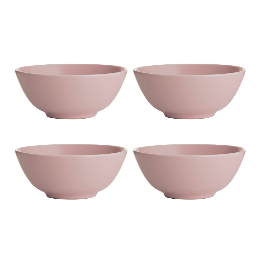 Dinnerware Mason Cash | Classic Collection Set Of 4 Pink Bowls 17Cm