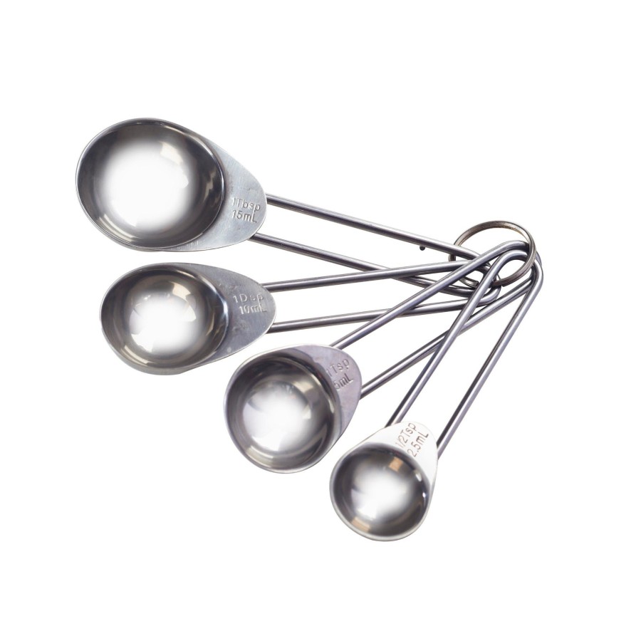 Cake Decorating Mason Cash | Set Of 4 Stainless Steel Measuring Spoons