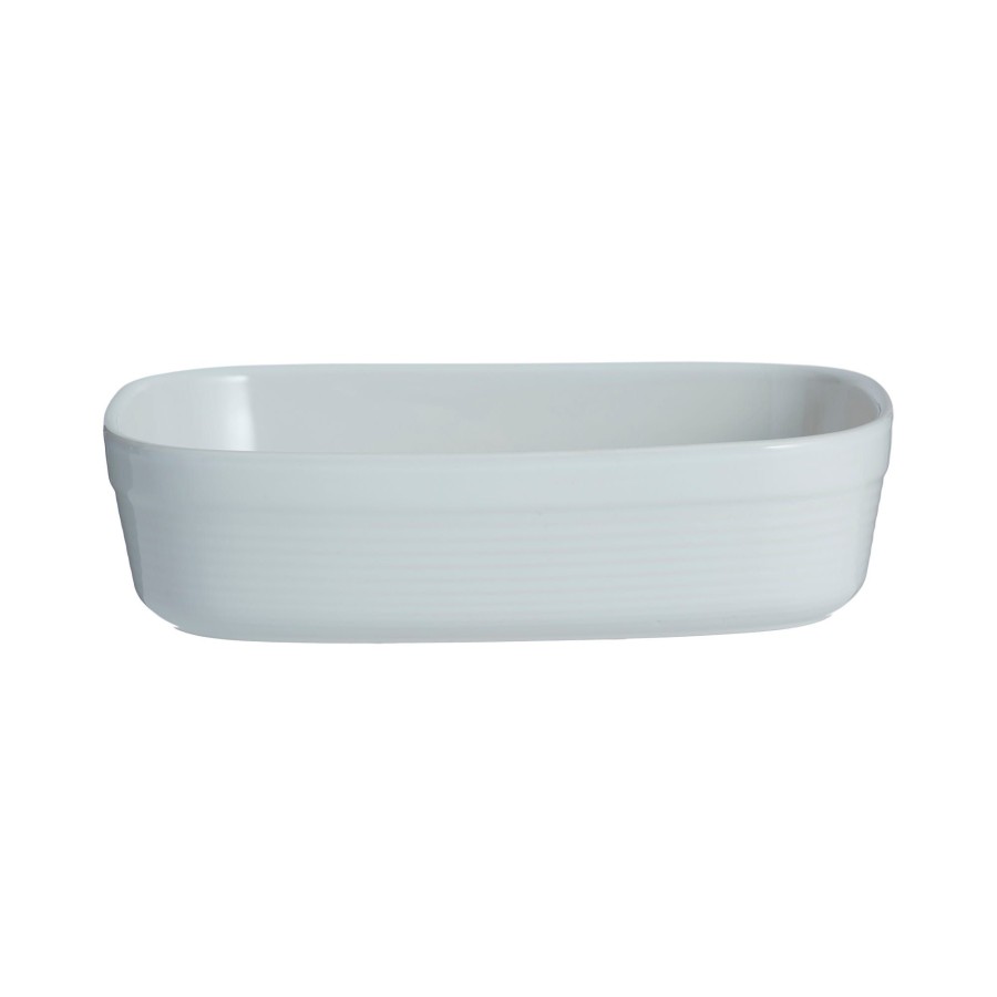 Oven & Bakeware Mason Cash | William Mason 24Cm White Rectangular Dish