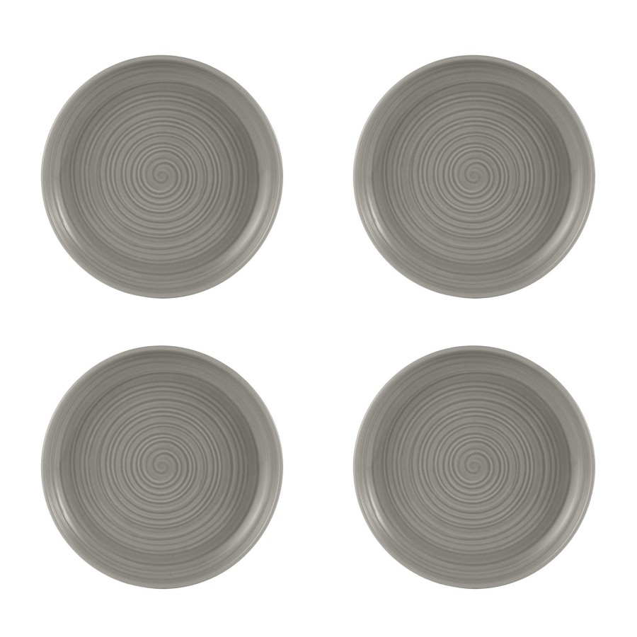 Dinnerware Mason Cash | William Mason Set Of 4 Grey Side Plates