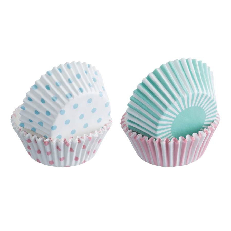 Cake Decorating Mason Cash | Set Of 100 Mixed Pastel Cupcake Cases