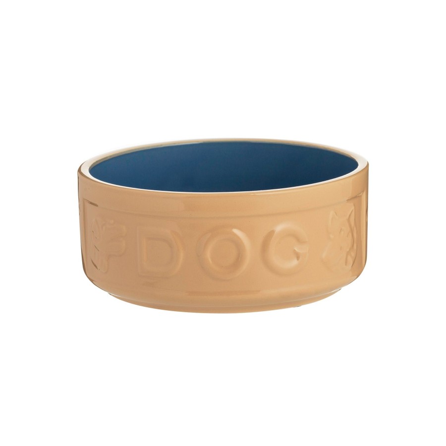 Petware Mason Cash | Cane & Blue Lettered Dog Bowl 15Cm