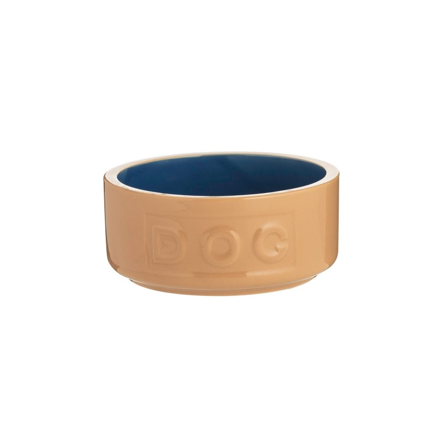 Petware Mason Cash | Cane & Blue Lettered Dog Bowl 13Cm