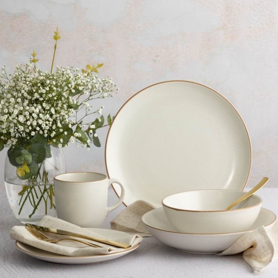 Dinnerware Mason Cash | Classic Collection Set 4 Cream Side Plates