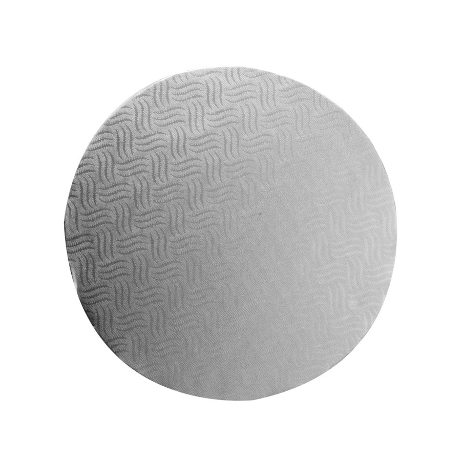 Cake Decorating Mason Cash | 14" (35Cm) X 12Mm Round Silver Cake Drum