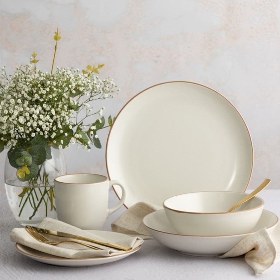 Dinnerware Mason Cash | Classic Collection Set Of 4 Cream Pasta Bowls