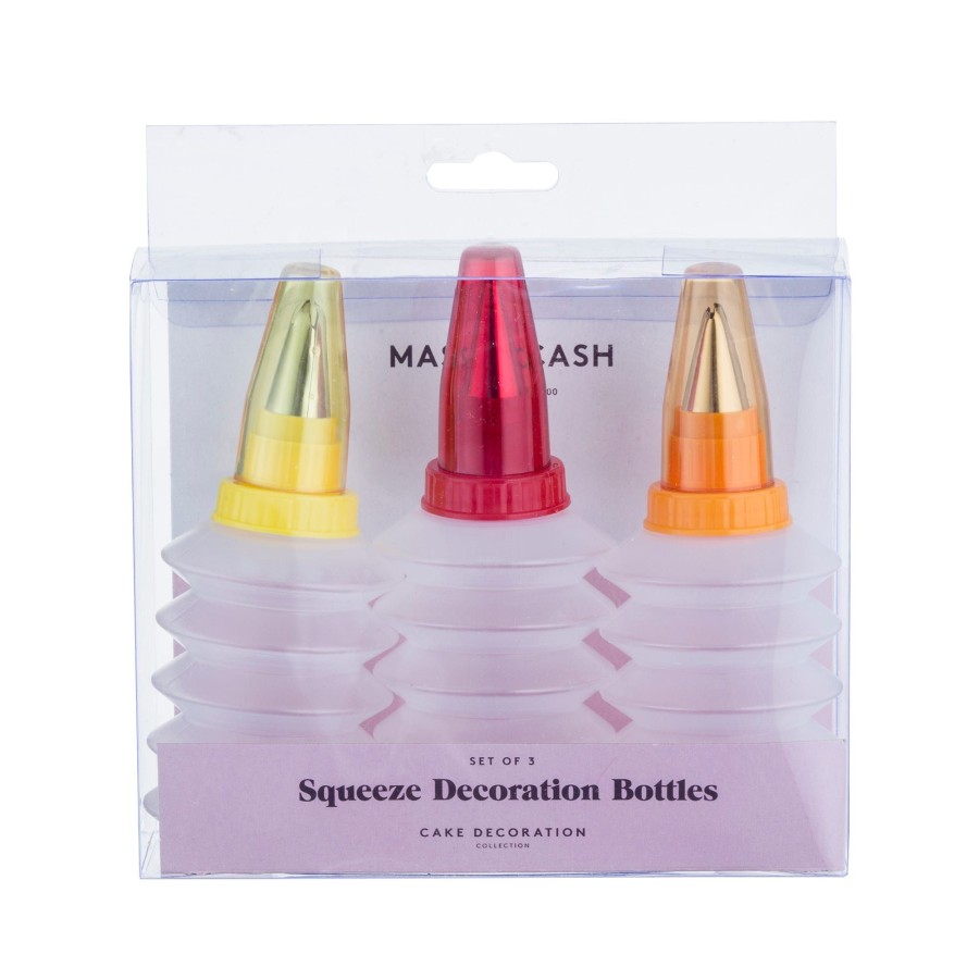 Cake Decorating Mason Cash | Set Of 3 Squeeze Bottles