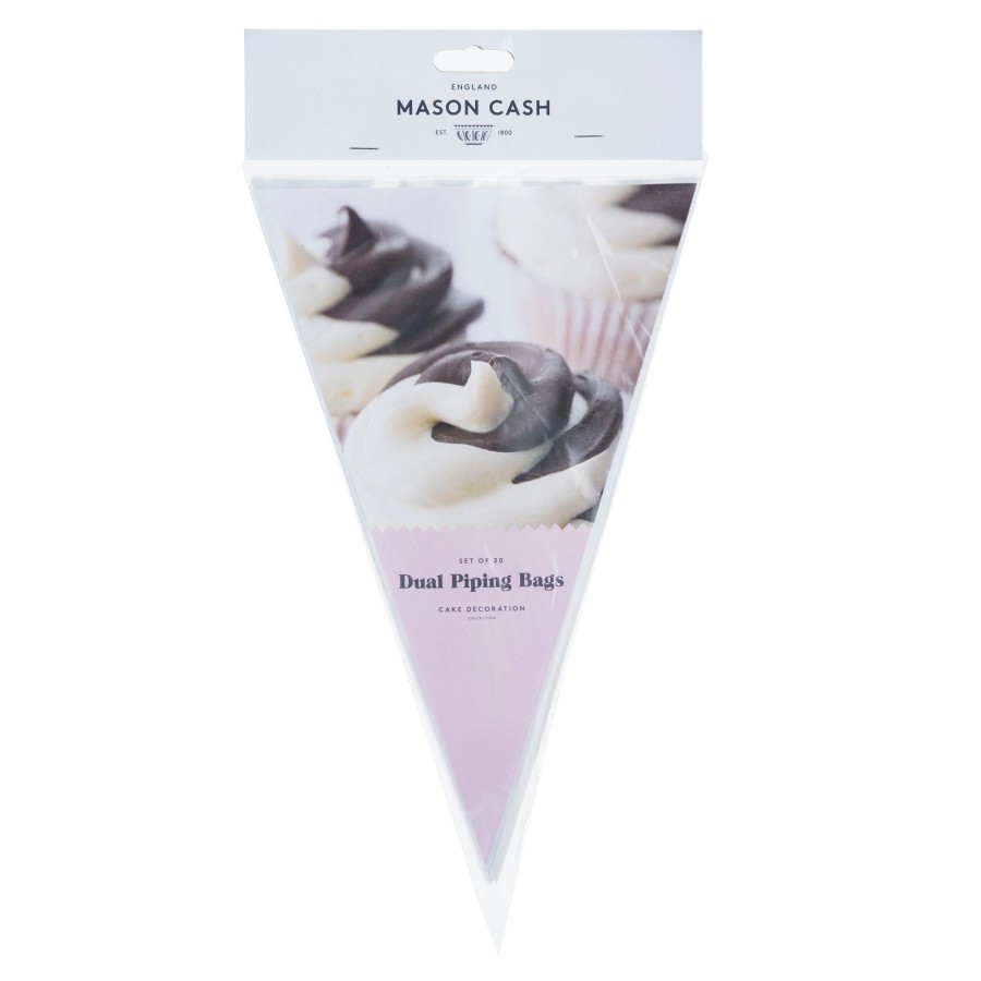 Cake Decorating Mason Cash | Set Of 20 Dual Icing Bags