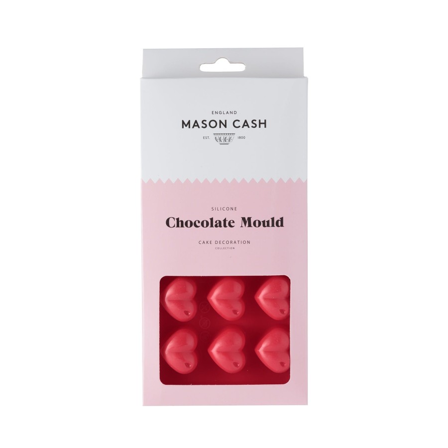 Cake Decorating Mason Cash | Heart Silicone Chocolate Mould