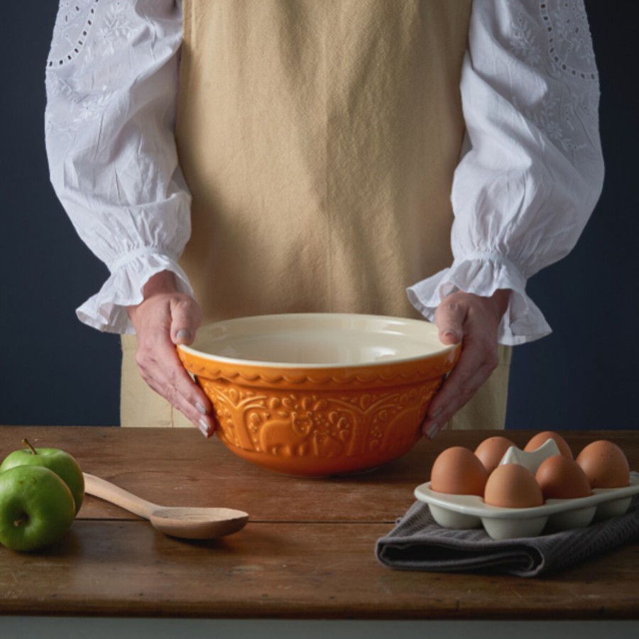 Mixing Bowls Mason Cash | In The Forest S24 Bear Ochre Mixing Bowl 24Cm