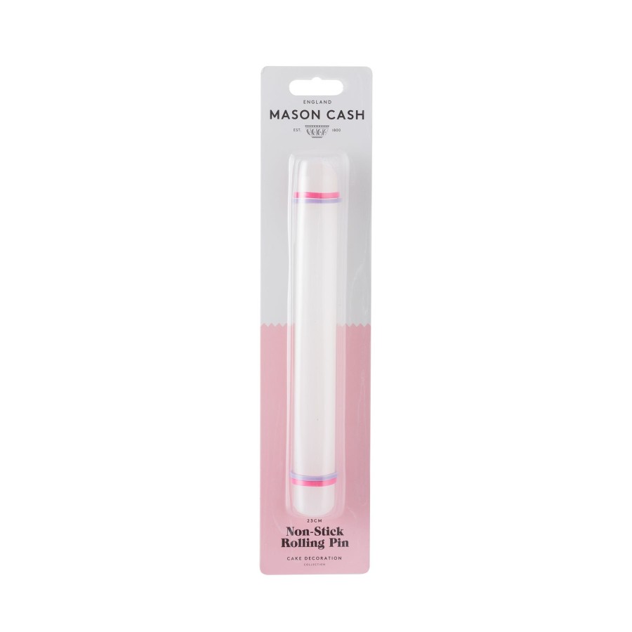 Cake Decorating Mason Cash | Non-Stick Rolling Pin With Sizing Rings