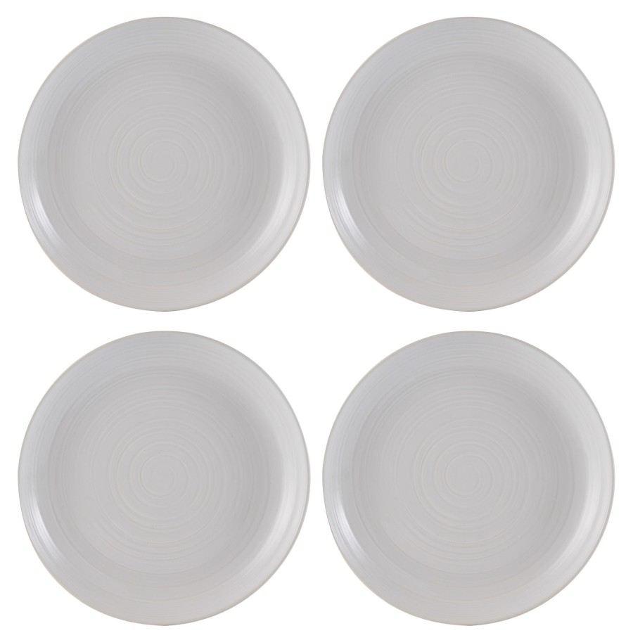 Dinnerware Mason Cash | William Mason Set Of 4 White Dinner Plates